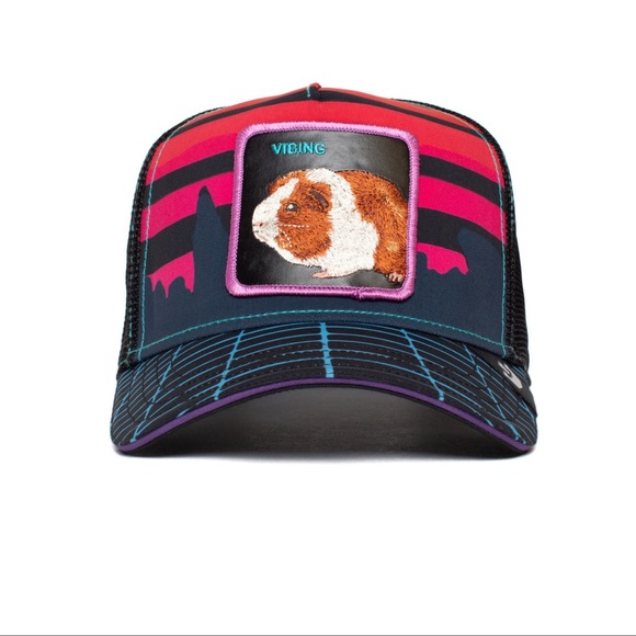 NIB Limited Edition Goorin Bros “Vibing” Guinea Pig Trucker Hat - Picture 2 of 7
